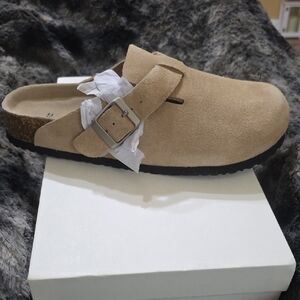 Quince Waterproof Suede Clogs Size US 9 Womens